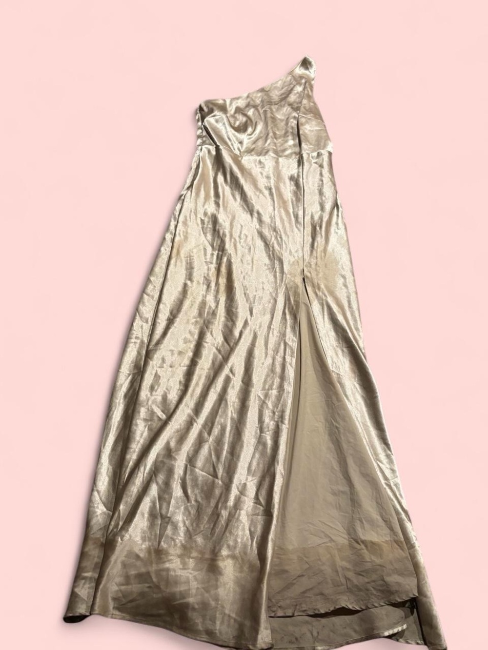 Birdy Grey Satin Dress - Champagne Ivory